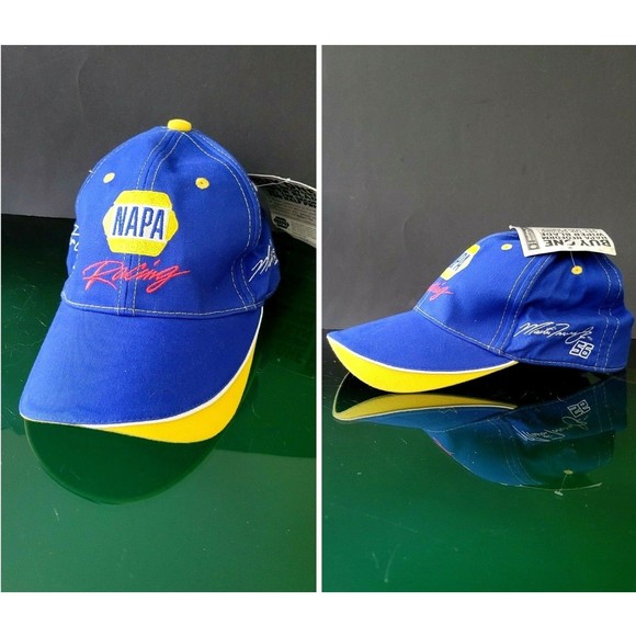 NAPA Racing Hat Ron Copp & Martin Truex Jr. Signed Cap Snapback NWT - Picture 2 of 10